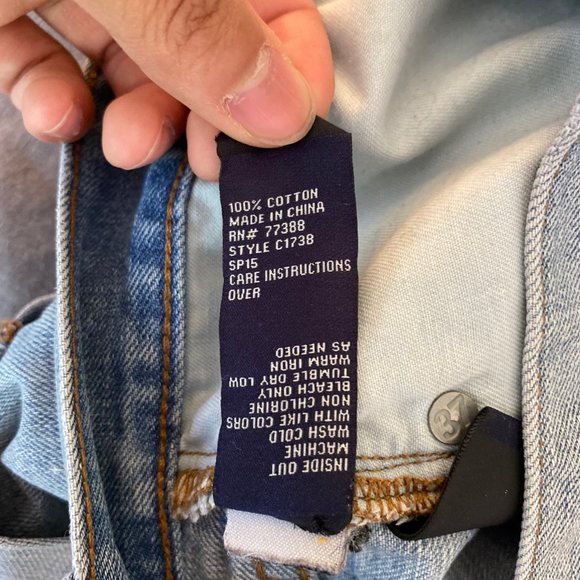 SOLD GUC Madewell Paint Splatter Denim Shorts - 27 - Picture 6 of 7